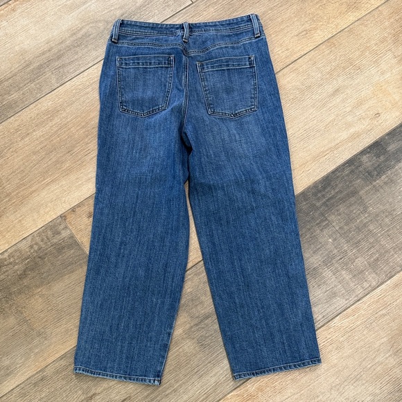 Talbots Sz 10 Women's Stovepipe Blue Ankle Jeans - Picture 5 of 8